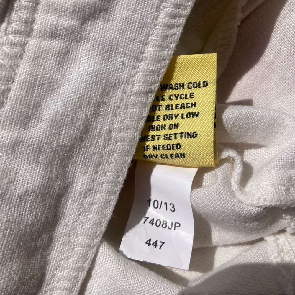 Maralyn & Me White Linen Blend Moto Jacket – Size M - Picture 9 of 14